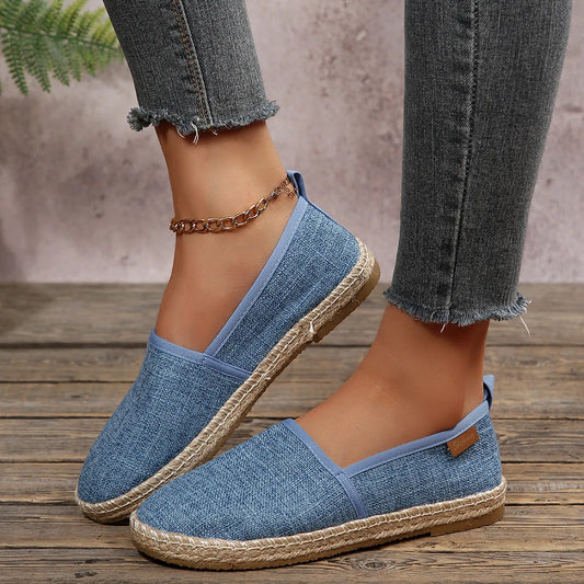 Alpargatas de mujer sin cordones para uso casual