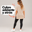 Suéter tejido de manga corta y corte holgado