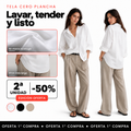 Camisa femenina oversize de caída fluida