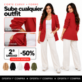 [2ª Unidad -50%] Blazer Curvy Milán en Tela Sastrera con Manga Fruncida