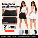 Pack de 2 shorts de vestir de cintura alta