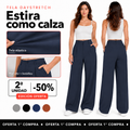 [2ª Unidad -50%] Pantalón DayStretch Flex en Tela Elástica con Cintura Alta