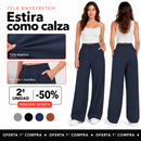 [2ª Unidad -50%] Pantalón DayStretch Flex en Tela Elástica con Cintura Alta