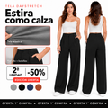 [2ª Unidad -50%] Pantalón DayStretch Flex en Tela Elástica con Cintura Alta