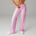 Pantalón ancho de mujer de tiro alto