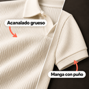 Pack de 3 poleras polo acanaladas para hombre