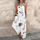 Mono de mujer con estampado floral gráfico y tirantes