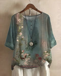 Top de mujer de estilo boho y corte relajado