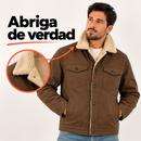 Chaqueta trucker masculina con forro cálido