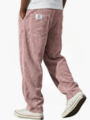 Pantalón amplio de hombre con bolsillos y cintura ajustable