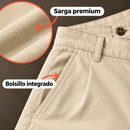 Pack de 3 bermudas de sarga para hombre