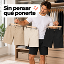 Pack de 3 bermudas de sarga para hombre