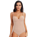 Body moldeador de mujer con copas de aro y tirantes finos