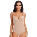 Body moldeador de mujer con copas de aro y tirantes finos