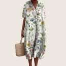 Vestido floral de verano para mujer de corte fluido