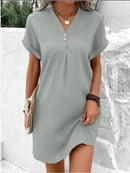 Vestido midi de mujer de corte holgado