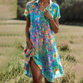Vestido de verano para mujer de corte en A