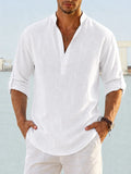 Camisa casual de hombre de corte holgado