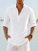 Camisa casual de hombre de corte holgado