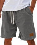 Shorts casuales de hombre con cintura flexible