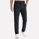 Pantalón de golf elástico para hombre de corte estilizado