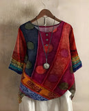 Top de mujer de estilo boho y corte relajado