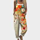 Mono floral multicolor de mujer con tirantes ajustables