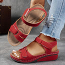 Sandalias de plataforma para mujer con sujeción posterior
