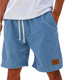 Shorts casuales de hombre con cintura flexible