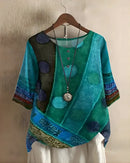 Top de mujer de estilo boho y corte relajado