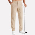 Pantalón de golf elástico para hombre de corte estilizado