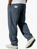Pantalón amplio de hombre con bolsillos y cintura ajustable