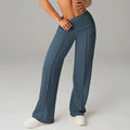 Pantalón ancho de mujer de tiro alto