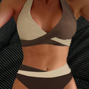 Bikini De Dos Piezas Con Amarre Al Cuello