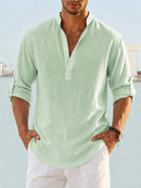 Camisa casual de hombre de corte holgado