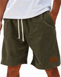 Shorts casuales de hombre con cintura flexible