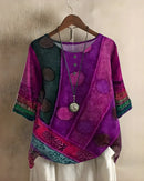 Top de mujer de estilo boho y corte relajado