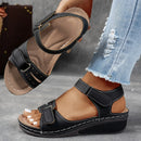 Sandalias de plataforma para mujer con sujeción posterior