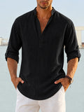 Camisa casual de hombre de corte holgado