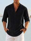 Camisa casual de hombre de corte holgado