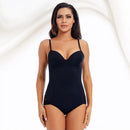 Body moldeador de mujer con copas de aro y tirantes finos