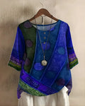 Top de mujer de estilo boho y corte relajado