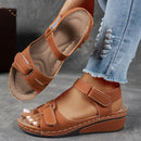 Sandalias de plataforma para mujer con sujeción posterior