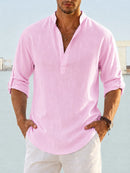 Camisa casual de hombre de corte holgado