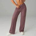 Pantalón ancho de mujer de tiro alto