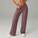 Pantalón ancho de mujer de tiro alto