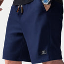 Shorts estructurados de hombre con cintura elástica