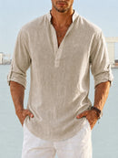 Camisa casual de hombre de corte holgado