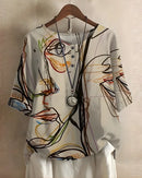 Top de mujer de estilo boho y corte relajado