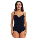 Body moldeador de mujer con copas de aro y tirantes finos